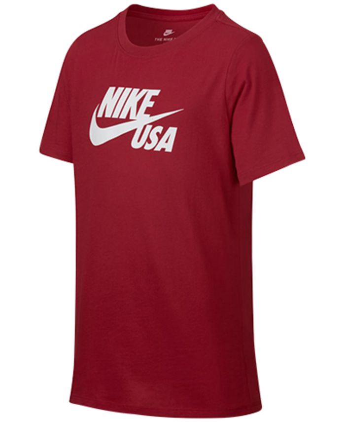 Nike Sportswear Graphic-Print Cotton T-Shirt, Big Boys - Macy's
