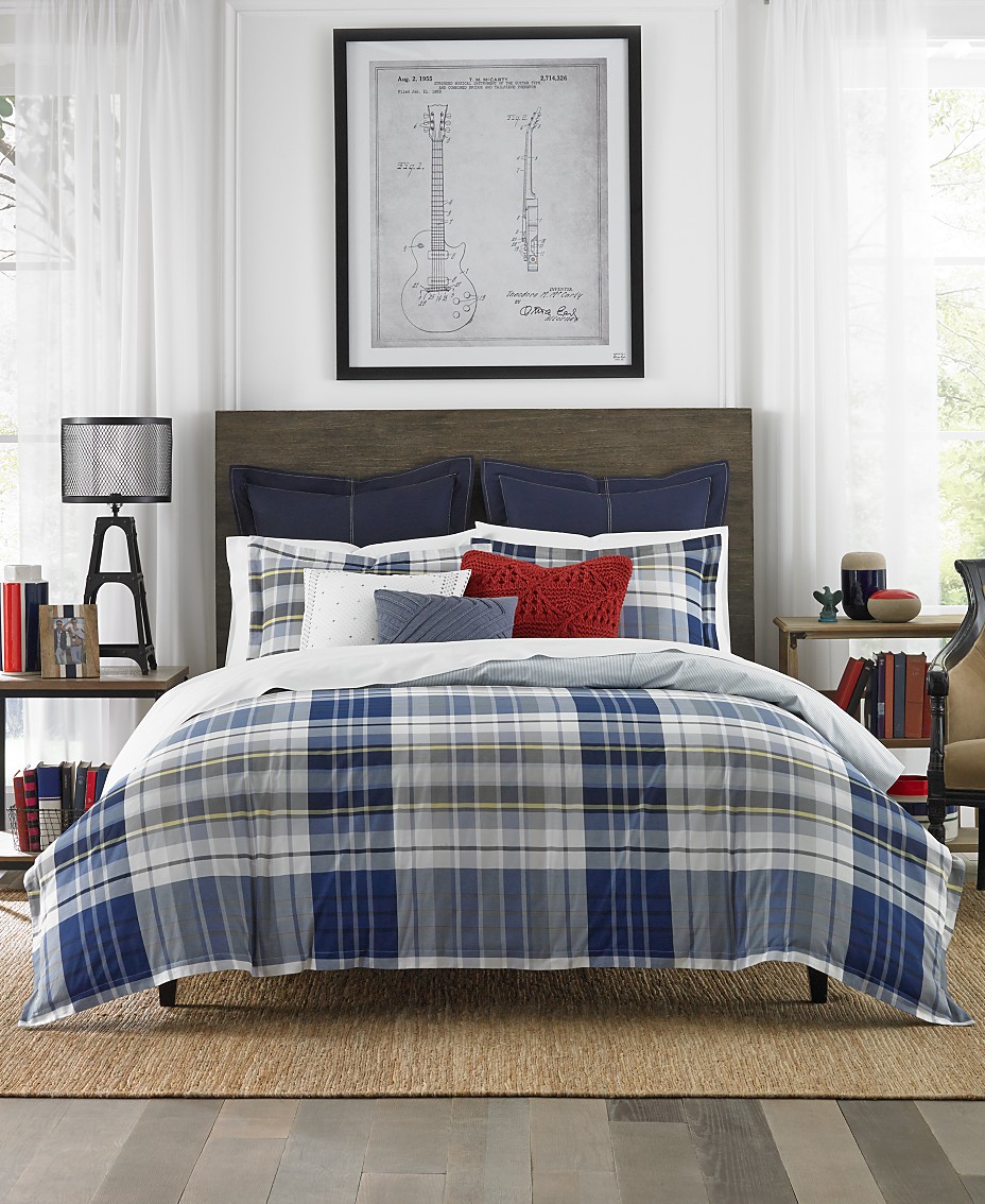 Tommy Hilfiger Poquonock Plaid 2 Pc Twin Twin Xl Comforter Set