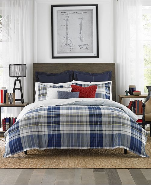 Tommy Hilfiger Poquonock Plaid Bedding Collection Reviews