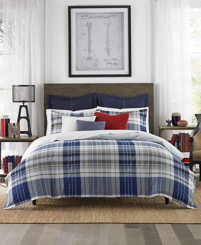 Jolly tung forseelser Tommy Hilfiger Poquonock Plaid Comforter Sets - Macy's