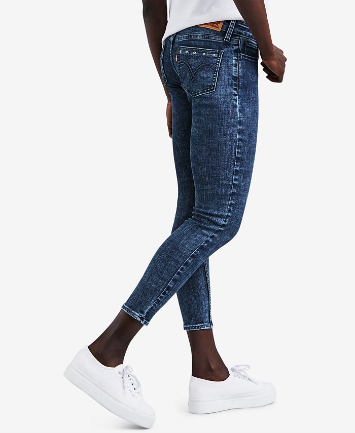 Levi's 535™ Studded Super-Skinny Cropped Jeans & Reviews - Jeans - Juniors  - Macy's