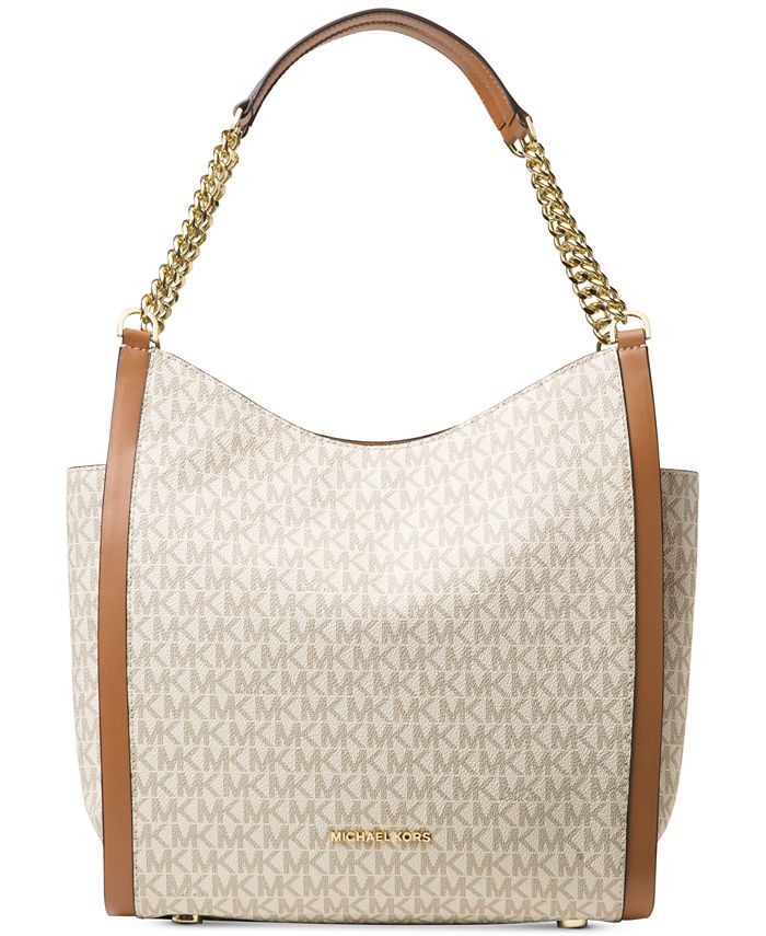 Michael Kors Signature Chain Shoulder Tote Macy's