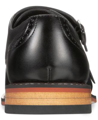 Bar III Jesse Monk-strap Leather Oxfords Black Size 10.5 Wide Bar III Men main image 3