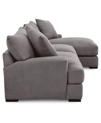 CLOSEOUT! Rhyder 2-Pc. Fabric Sectional Sofa with Chaise, Created for Macy's