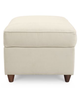 Lidia Fabric Ottoman,  Created for Macy's