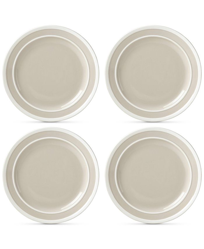 Kate Spade CLOSEOUT! new york Sculpted Stripe 4Pc. Dinner Plate Set