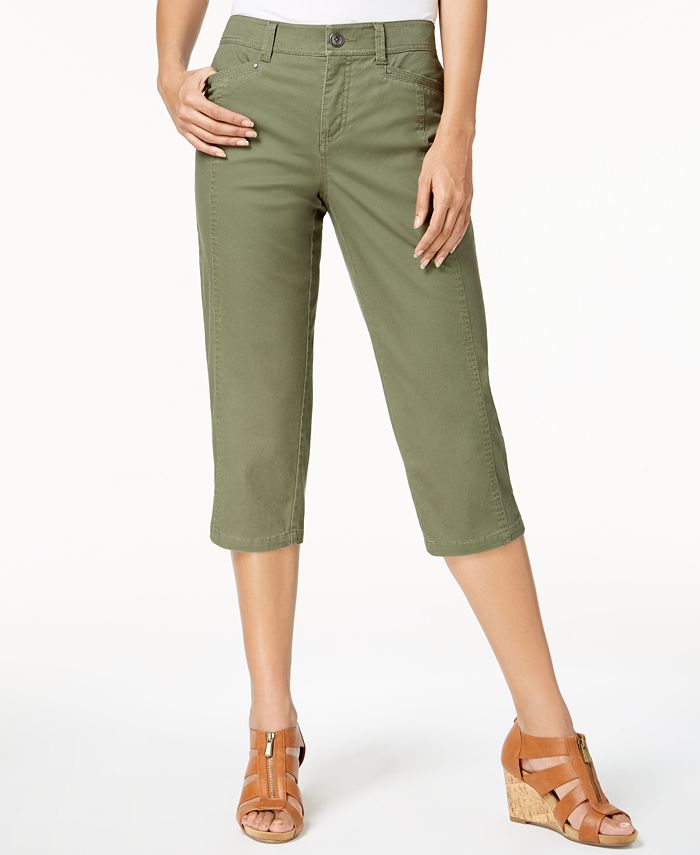 Style & Co Petite Utility Capri Pants, Created for Macy's