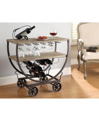 Crestview - Wine Rack Cart, Quick Ship