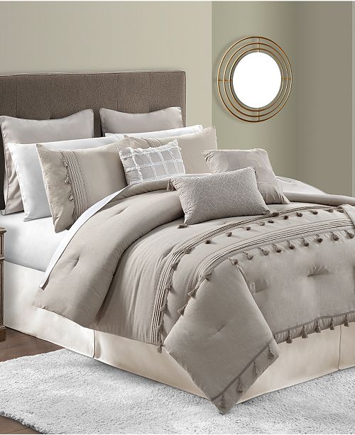 Sunham Tifton 10 Pc King Comforter Set Reviews Bed In A Bag