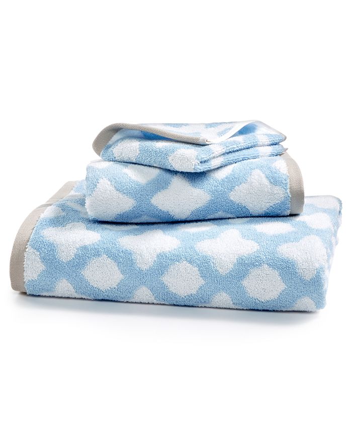 Martha Stewart Collection Cotton Spa Fashion Dot Bath Towel