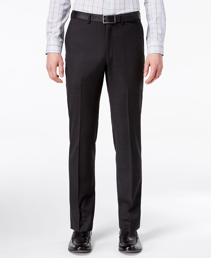 DKNY Men's Modern-Fit Stretch Textured Suit Pants - Macy's