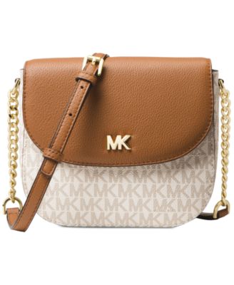 small white mk purse