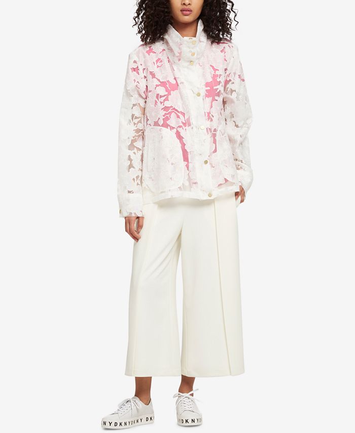 DKNY Sheer Lace Jacket, Created for Macy's - Macy's