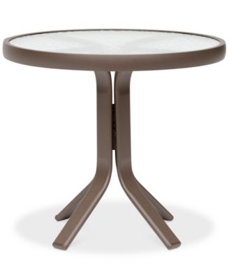 Oasis Outdoor Aluminum 20 Round End Table, Created for Macy's 