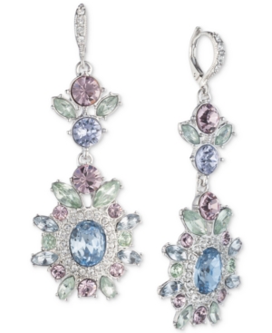 UPC 013742228014 product image for Givenchy Silver-Tone Crystal Drop Earrings | upcitemdb.com