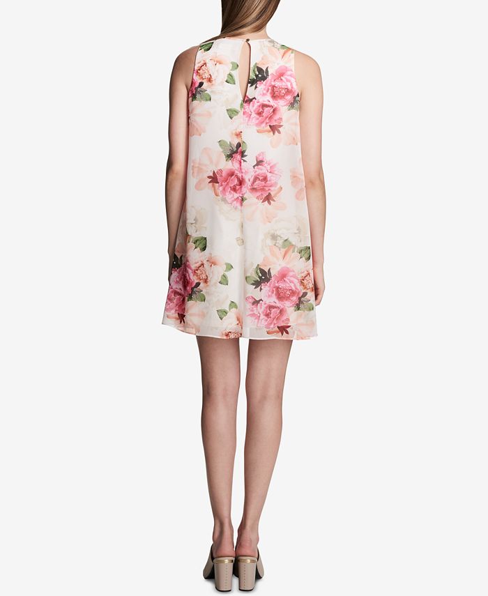 Calvin Klein FloralPrint Shift Dress Macy's