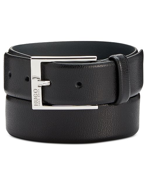 alfani HUGO by Hugo Boss Men's Gellot Leather Belt Men's Fashion & Accessories
