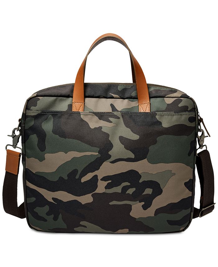 Fossil Men's Buckner CamoPrint Briefcase Macy's