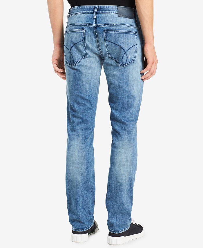 Calvin Klein Jeans Men's Cobble Skinny-Fit Jeans & Reviews - Jeans ...