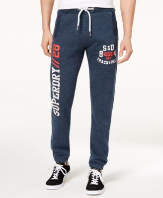 superdry mens trackster joggers