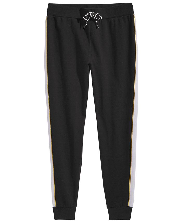 Epic Threads Tuxedo-Stripe Jogger Pants, Big Girls, Created for Macy's ...
