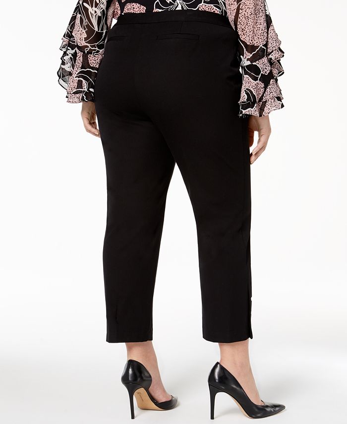 Alfani Plus Size Studded Ankle Pants, Created for Macy's - Macy's