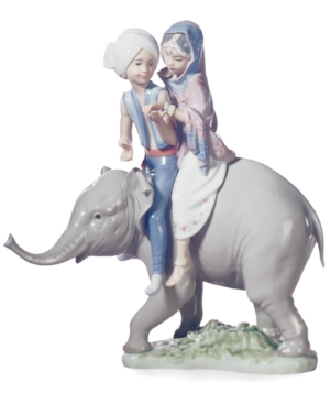 Lladro Collectible Figurine, Hindu Children