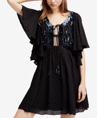 Free People - Moonglow Sequin-Embellished Mini Dress