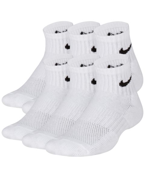 Детские Nike Big Kids' Cushioned Ankle Socks, 6 Pairs