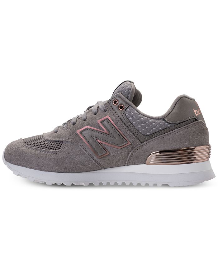New Balance Women's 574 Rose Gold Casual Sneakers from Finish Line Macy's