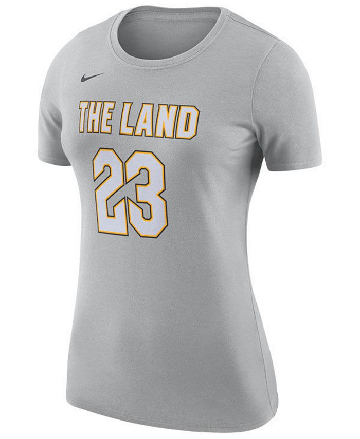 Nike Women's LeBron James Cleveland Cavaliers City Edition Player T ...