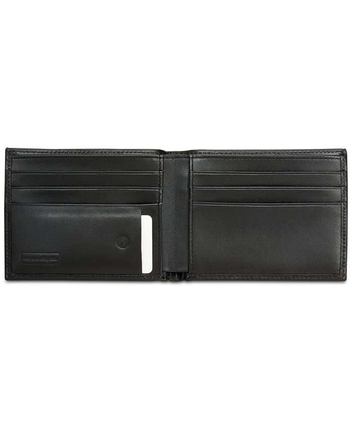 Perry Ellis Men's Find Me Leather Bifold Wallet - Macy's