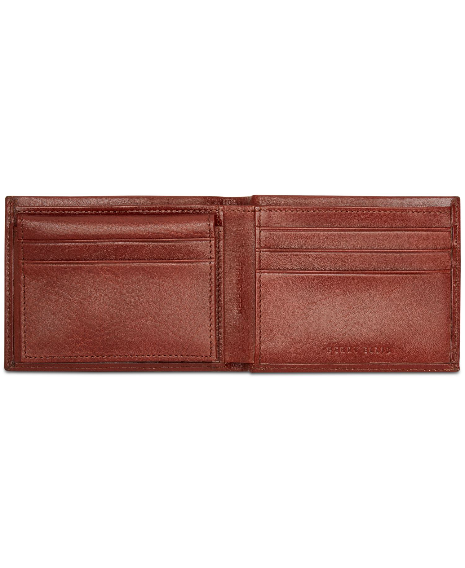 Perry Ellis Leather Pass Case & Removable Card Case