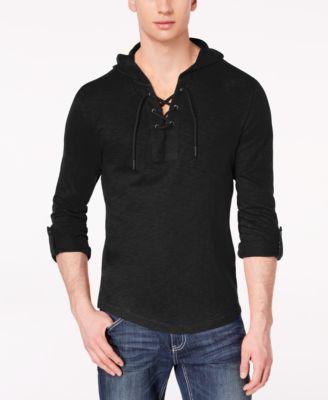 mens hooded t shirt