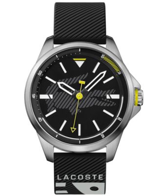 black lacoste watch men's