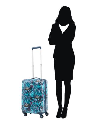 Atlantic Infinity Lite 3 Lotus Temple 21" Hardside Carry-On Spinner Suitcase, Created for Macy's