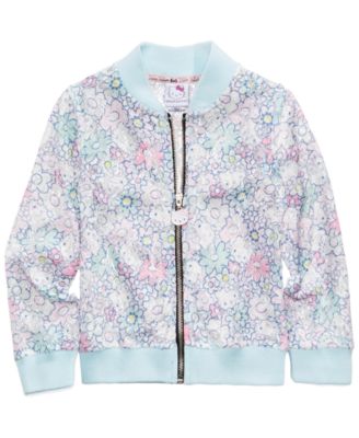 Hello Kitty - Printed Lace Bomber Jacket, Little Girls