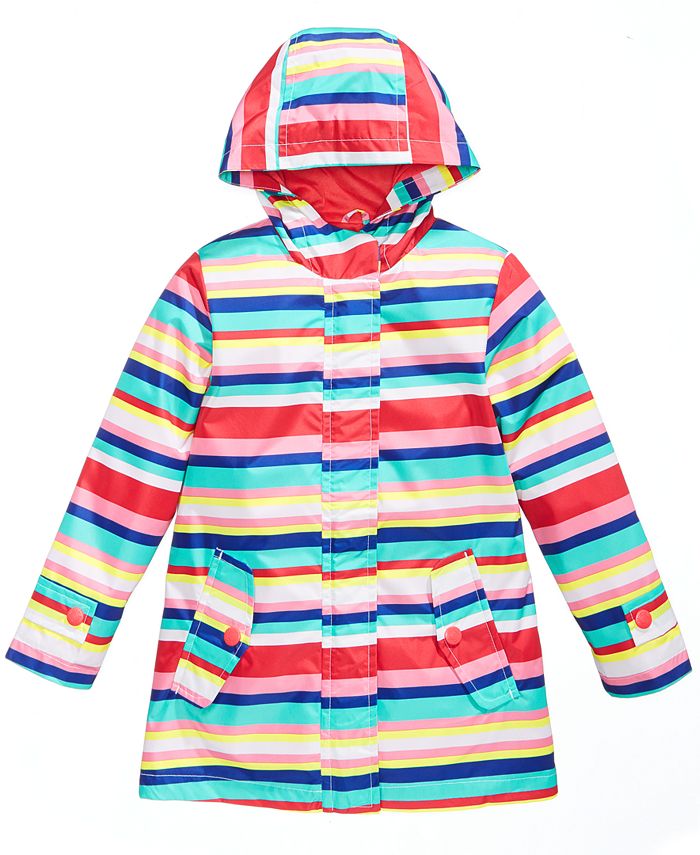 Carter's Striped Hooded Rain Jacket, Little Girls Macy's