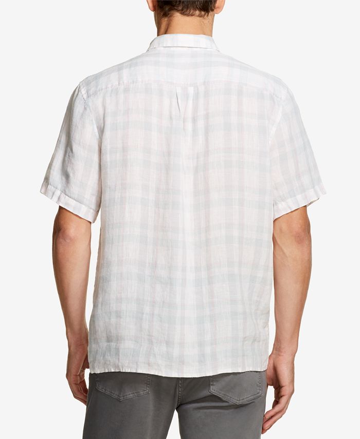 DKNY Men's Plaid Linen Shirt, Created for Macy's - Macy's