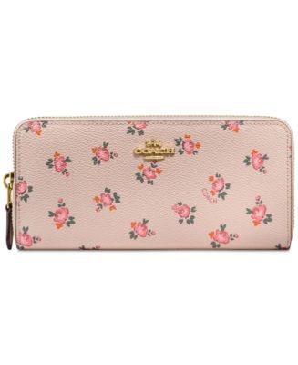 COACH Slim Accordion Zip Wallet in Floral Bloom - Macy's