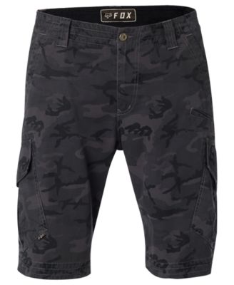 black and grey camo cargo shorts