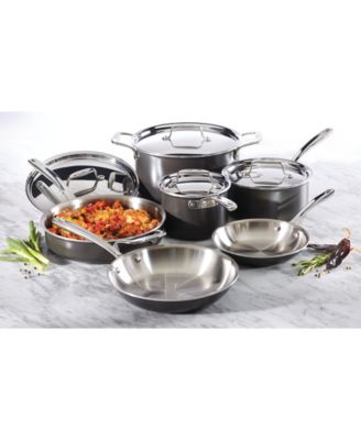 All-Clad LTD 10-Pc. Hard-Anodized Stainless Steel Cookware Set