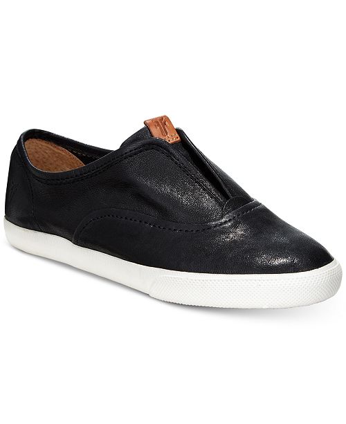 frye maya low lace leather sneaker