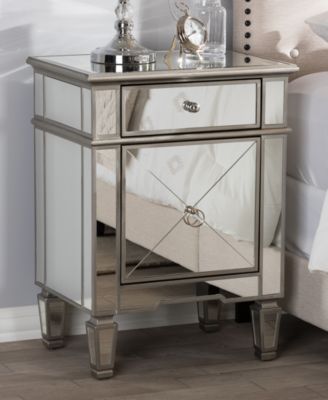 Claudia Mirrored Nightstand