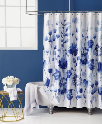 bluebellgray - Corran Cotton Floral-Print 72" x 72" Shower Curtain