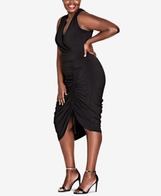 city chic bodycon dress City Chic | NWT Women's XL 22 Gunmetal Sequin Bodycon Dress Bright Nights