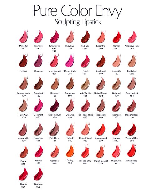 Estee Lauder Pure Color Envy Sculpting Lipstick Reviews Makeup