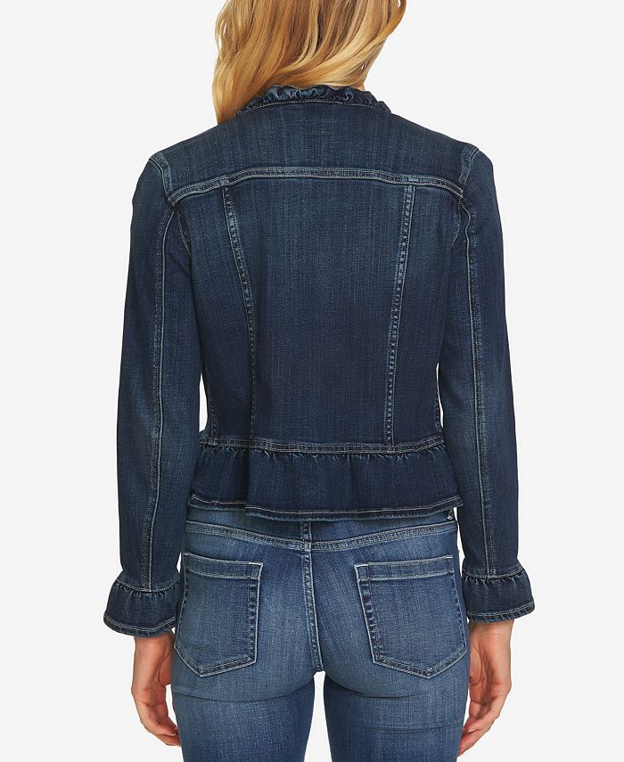 CeCe Peplum Denim Jacket & Reviews - Jackets & Blazers - Women - Macy's