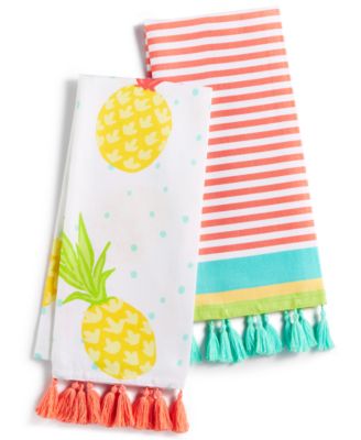 Martha Stewart Collection - 2-Pc. Fiesta Kitchen Towel Set