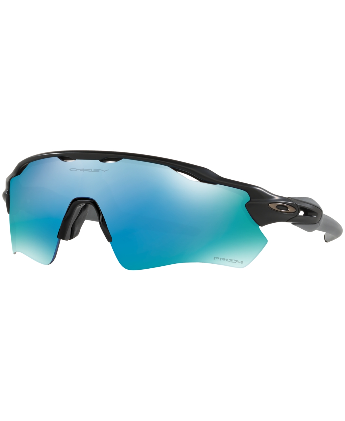 Shop Oakley Men's Polarized Sunglasses, Radar Ev Pat Oo9208 In Blue Mirror Polar,black Matte